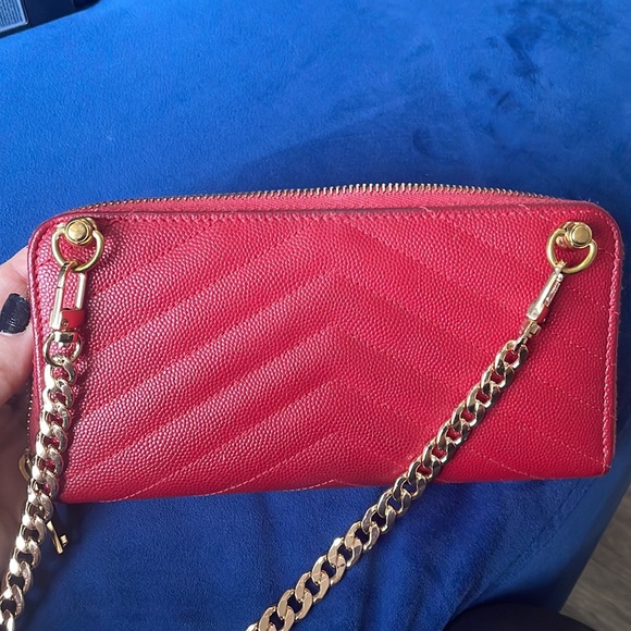 YSL wallet on chain. Yves Saint Laurent - Picture 5 of 8